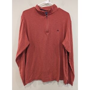 Fish Hippie Quarter Zip Pullover Cotton Modal Blend Size Large